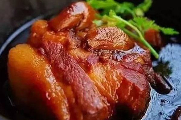卤肉上色